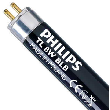 Philips Leuchtstoffröhre TL Mini - T5, 108 Schwarzlicht - 8W (288mm) (1/5)