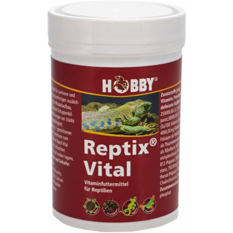 Hobby Reptix Vital, Vitaminpulver für Reptilien, 120 g