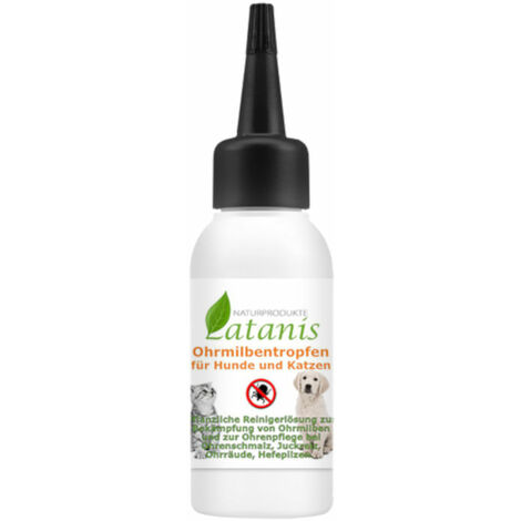 Latanis OT17 Forte - Ohrmilbentropfen für Haustiere, Extra stark - 50 ml