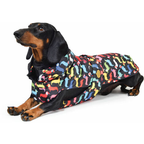 Fashion Dog Hunde-Steppmantel speziell für Dackel - 36 cm