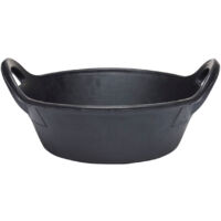 Horse Guard Gummieimer für Stall und Weide, schwarz - 20 Liter