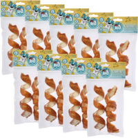 Lov&Ed Curls Huhn, 9x 2 Stück - Gedrehte Kauknochen für Hunde