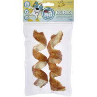 Lov&Ed Curls Huhn, 2 Stück, 75g - Gedrehte Kauknochen für Hunde