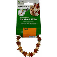 Bernsteinkette Zecken- und Flohhalsband für Hunde - L