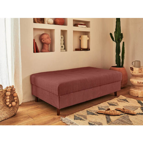 Rune – modulierbarer hocker – aus cord - terrakotta (1/5)