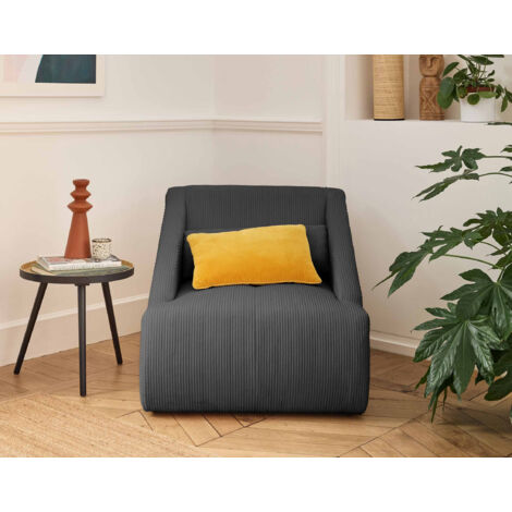 Onyx - sessel - cord - dunkelgrau (1/5)