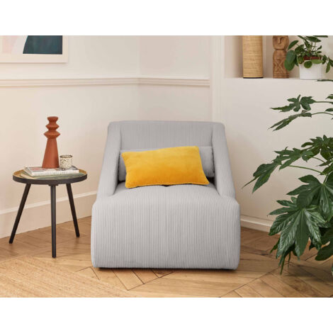 Onyx - sessel - cord - hellgrau (1/5)
