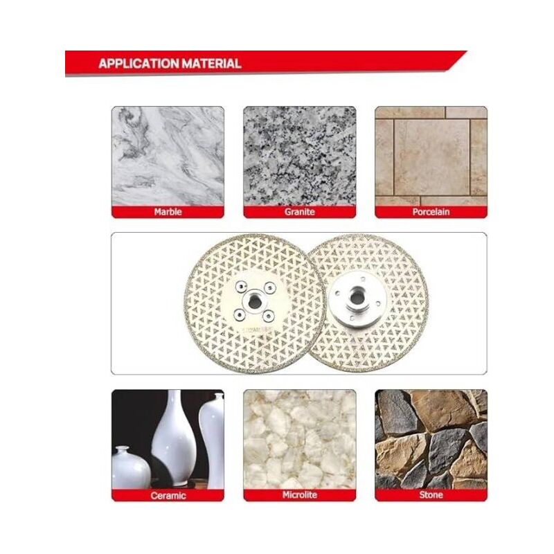 Disco Diamantato 125mm Per Granito E Marmo - Filettatura M14 | Taglio A Secco/umido - Foto 7