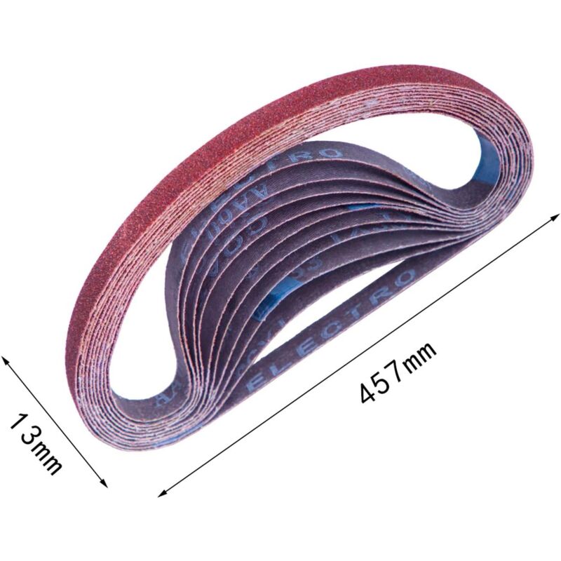 Kit Di Nastri Abrasivi Per Levigatrice A Nastro Da 3x21 Pollici 20 Pezzi~p143689151 - Foto 8