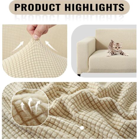 AQIGR Copridivano 2/3/4 Posti con Braccioli - Impermeabile Copri Divano AntiGraffio Gatto Cani, Universale Fodere Copridivani Salvadivano Antimacchia (Color : #5, Size : 2-Seater