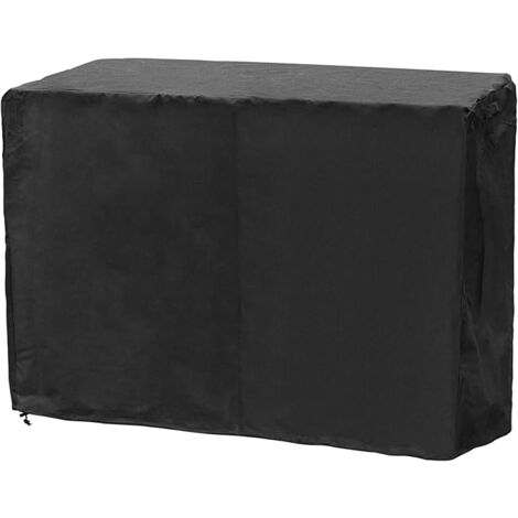 Copertura protettiva 120x60x90cm 210D Oxford Nero per Plancha Trolley Barbecue Cover