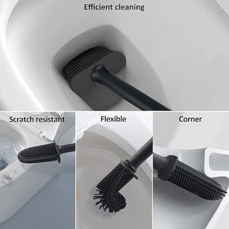 Bamodi Scovolino Scopettino Bagno Wc & Porta Scopino Per Wc - Set Di Spazzolino