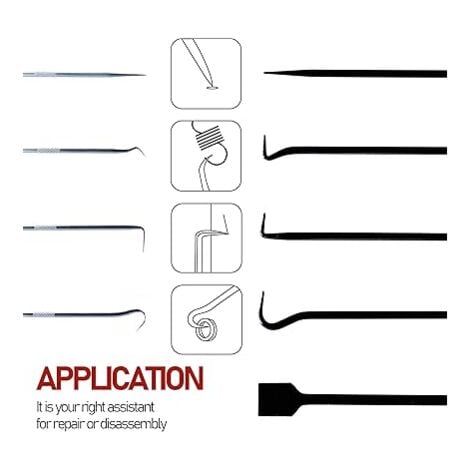 KMT Set Mini Gancio E Plettro Da 4 Pezzi, Strumento Di - Foto 2