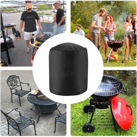 EZILIF Copertura barbecue, resistente alle intemperie, 210D, in tessuto Oxford, copertura per barbecue a gas, con strisce riflettenti, per Brinkmann, Char Broil, Weber e Jenn Air (76 x 66 x 110