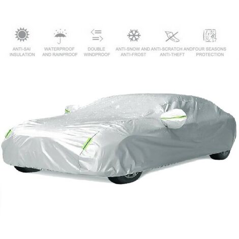 Trade Shop - TELO PROTETTIVO COPRIAUTO IMPERMEABILE COPERTURA COPRI Auto Anti Pioggia Sole 85906350 - Foto 13
