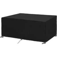 Set 3 Fodere Elasticizzate Per Tavolo E Panchine - Nero, 220x70x80 Cm | Copritavolo Per Feste E Eventi - Foto 4