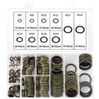 150 X Assortimento Di Guarnizioni Bonded Seal M6-M24 Kit Guarnizioni - Foto 14