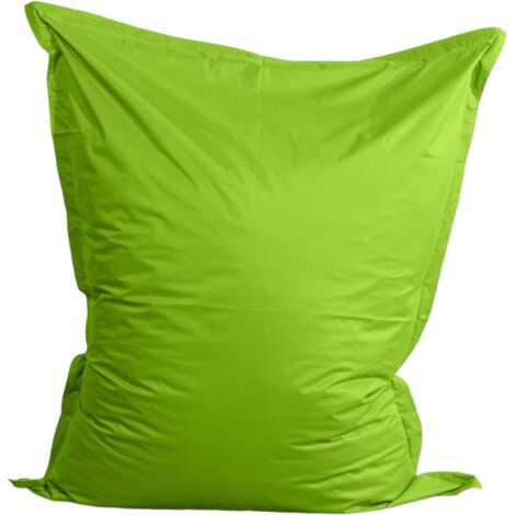 Pouf extérieur imperméable déhoussable anti-UV - 140x180 cm Vert Bananair Fabriqué en France