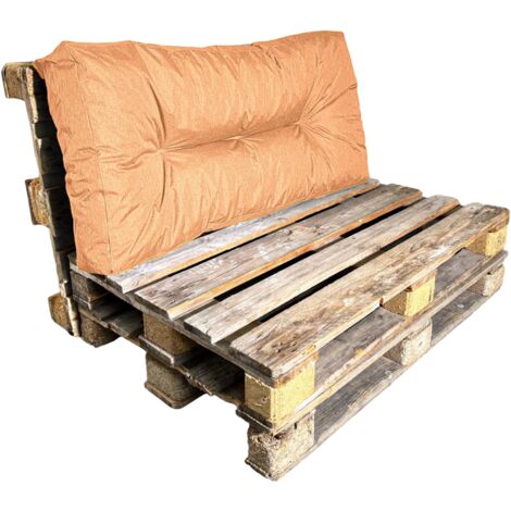 Coussin Palette - 120x60 cm Orange Bananair Fabriqué en France