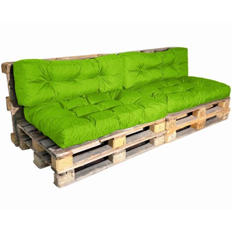 Coussin Palette - LOT X2 Vert Bananair Fabriqué en France