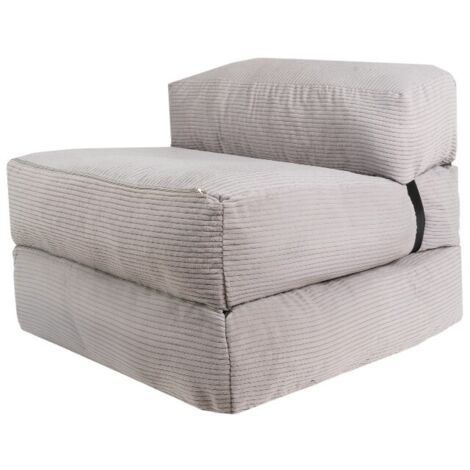 Chauffeuse 1 place - 70 x 190 cm Gris clair Bananair