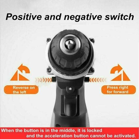 Perceuse-visseuse sans fil professionnelle 45 Nm avec 1 batterie 21 V 1,5 Ah