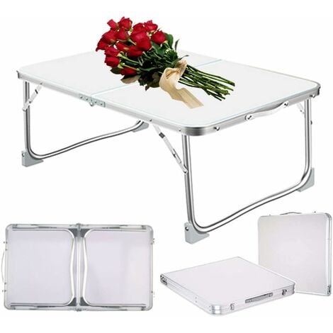 Petite table pliante 60 x 40 x 26 cm, table de pique-nique, camping, pêche,  compacte