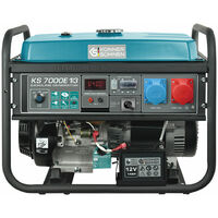 Petrol generator KS 7000E-1/3 230/400 V Max 5.5 kW voltage transfer switch Könner & Söhnen
