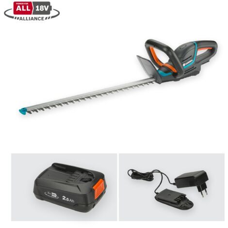 GARDENA Tagliasiepi a batteria ComfortCut 60 18V POWER FOR ALL, Batteria inclusa (14731-20)