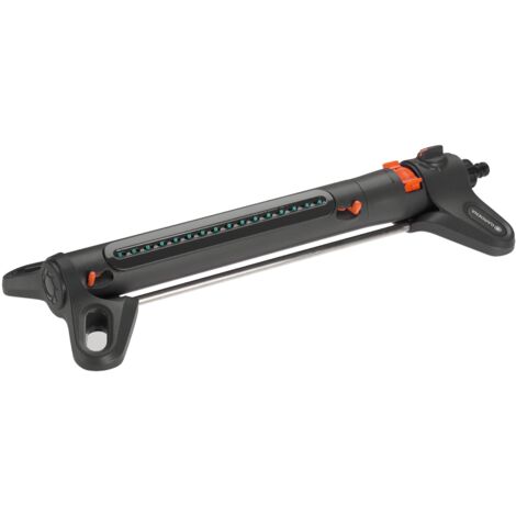 GARDENA Irrigatore oscillante da giardino: per l’irrigazione di superfici da 9-250 m², gittata 3-18 m, larghezza del getto 3-14 m  AquaZoom M (18712-20)