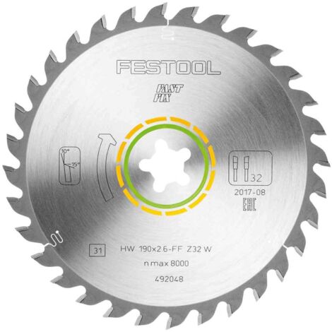 Festool Lama HW 190x2,6 FF W32 WOOD UNIVERSAL - 492048
