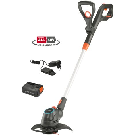 GARDENA Trimmer tagliabordi a batteria ComfortCut 23/18V POWER FOR ALL Set pronto all’uso (14701-20)