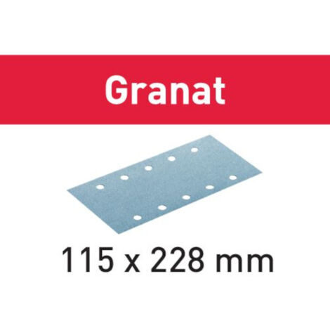 Festool Foglio abrasivo STF 115X228 P180 GR/100 Granat - 498949