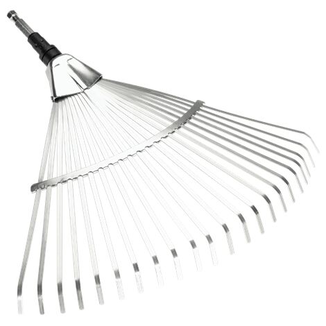 GARDENA Scopa per erba, rebbi in acciaio flessibili, larghezza: 50 cm CombiSystem (3102-20)