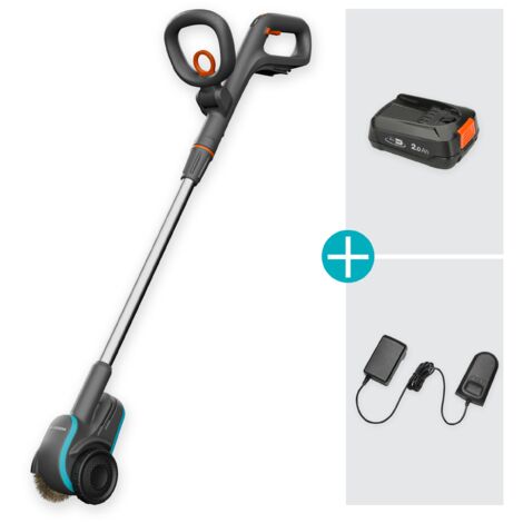 GARDENA Spazzola a batteria per erbacce EasyWeed 18V POWER FOR ALL, set con batteria e caricatore (14820-20) (1/5)