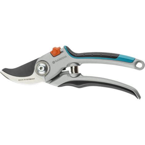 GARDENA Forbici da giardino Premium: taglio bypass, rami fino a Ø 25 mm, impugnature ergonomiche in alluminio, lame sostituibili (8906-20)