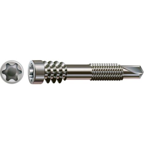 SPAX Vite per terrazza acciaio inossidabile A2 ,5 x 48 mm,100 Stk. - Scatola di cartone XL