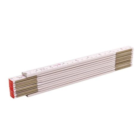 Stabila Doppiometro pieghevole in legno serie 600,Type 1607, 2 m