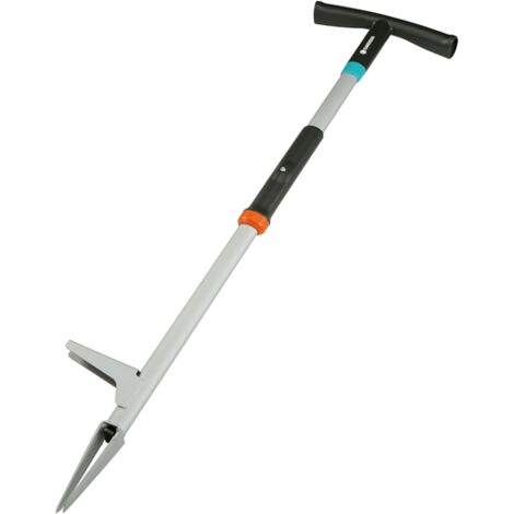 GARDENA Estirpatore erbacce manuale, con meccanismo di rilascio, per lavorare senza piegarsi (3518-20)