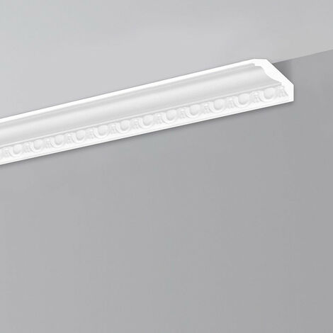 €0,75ml STOCK . Pacco da 160ml di cornice decorativa in polistirene compatto XPS 45X40x2000 LD10G