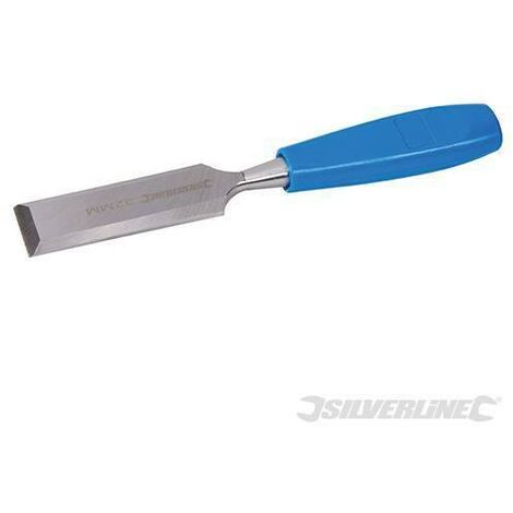 Scalpelli per legno in acciaio manico rivestito in plastica Silverline-24 mm