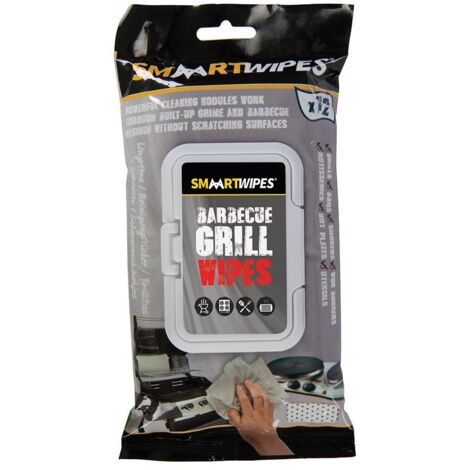 Salviette sgrassanti per la pulizia di griglie tostiere barbecue 12 p.zi