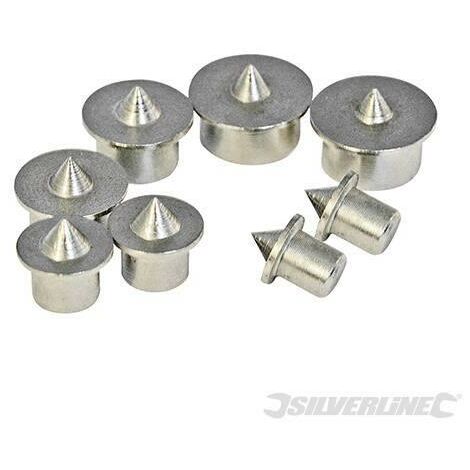 Set di perni con punta centrata per l'allineamento di fori falegnameria silverline