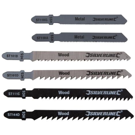 Lame per seghetto alternativo a raccordo universale Silverline 30 pezzi