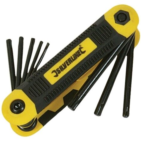 Silverline Kit esperto chiavi torx 8 misure T9 - T40