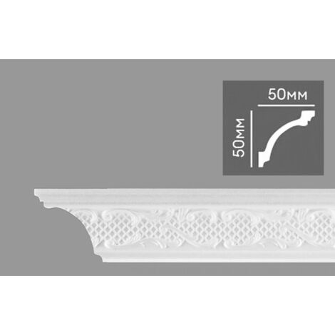 € 0,99ml STOCK Pacco da 110ml di cornice decorativa in polistirene compatto XPS 50X50mm D120/70