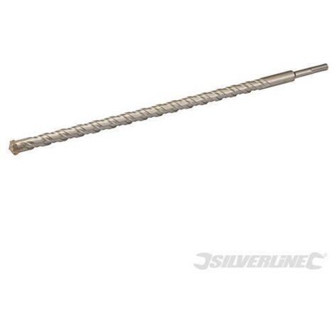 Punte da trapano per cemento e materiali muratura  testa a croce SDS Plus Silverline-12 x 210 mm