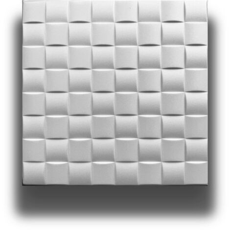 10 o 20mq (40 oppure 80 pezzi) di pannello decorativo 3D a soffitto in EPS isolante 50x50cm PLUTON-Pacco da 10 metri quadrati (1/2)