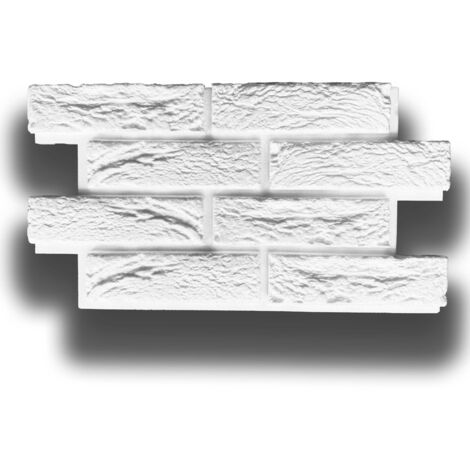 10 o 20mq (76 oppure 152 pezzi) di pannello cappotto isolante mattoncini in polistirene 50x27x2cm verniciabili-Pacco da 10 metri quadrati