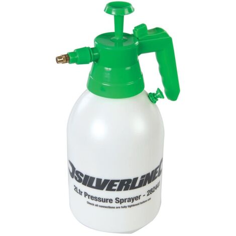 Nebulizzatore spray a pressione 2L Silverline struttura in vetro infrangibile